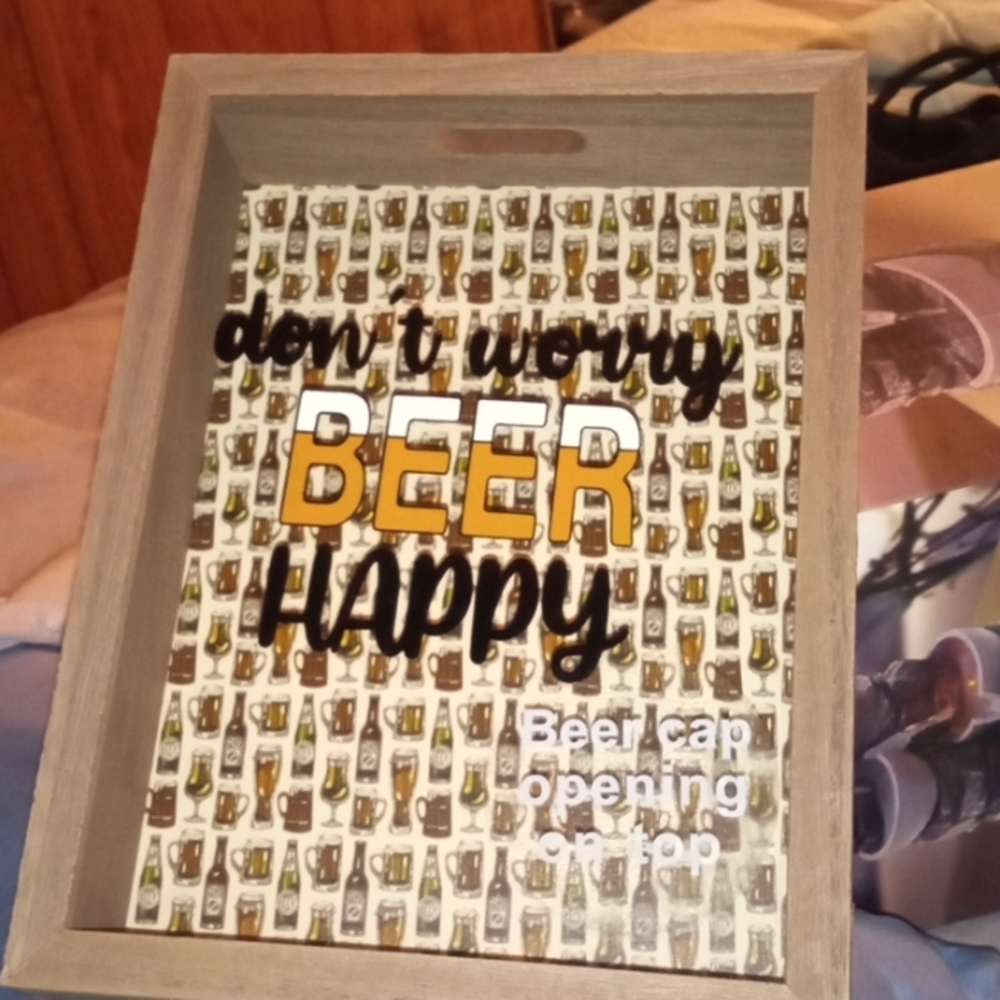 Dashing Beer box sign
